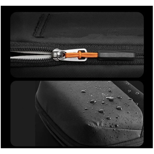 Travel Tech Organizer - Water-Resistant Gadget Case with Dividers