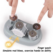 Compact Finger Drum Set - Portable Desktop Percussion Instrument with Multiple Modes