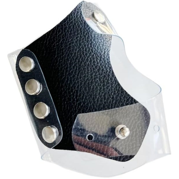Professional Makeup Artist Glove Palette - Leather & Hypoallergenic Vinyl Mixing Surface