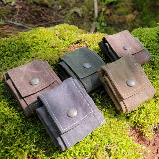 Waxed Canvas Foraging Hip Pouch