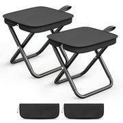 2-Pack Portable Folding Camping Stools