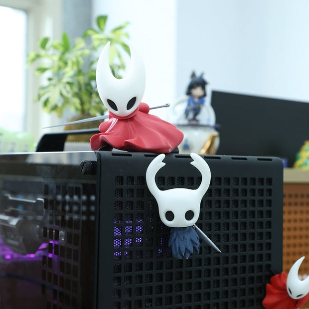 Hollow Knight Character Fridge Magnets - 3D Printed Knight & Hornet Set