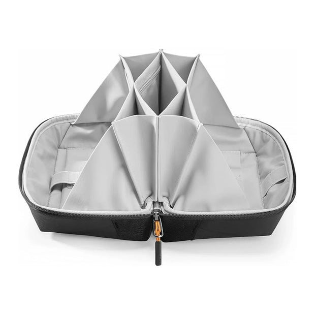 Travel Tech Organizer - Water-Resistant Gadget Case with Dividers