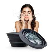 Collapsible Ice Facial Bowl - Built-in Ice Tray for Home Cryotherapy, Skin Tightening & Acne Relief