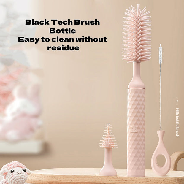 Electric Baby Bottle Cleaning Brush – Fast & Gentle Scrubbing for Bottles & Nipples