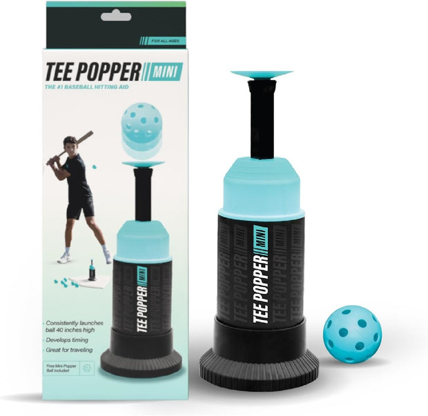Revolutionize Your Baseball Swing: Solo Hitting Trainer with Popping Ball Action – Perfect for All Ages!(1 Popper Ball Included)