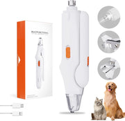 2-in-1 Pet Nail Trimmer & Grinder with LED Light