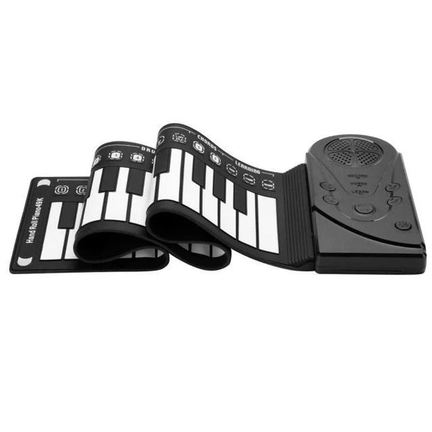 Collapsible Silicone Keyboard - Full 61 Keys Portable Piano