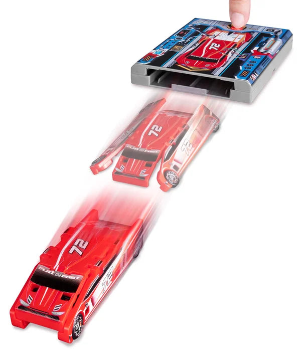 Flat-to-Fast Launcher Car - The Thinnest Transforming Toy Car!