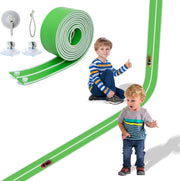 Flexible 15ft Race Track for Toy Cars – Bendable, Suction Cup Mount