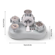 Compact Finger Drum Set - Portable Desktop Percussion Instrument with Multiple Modes