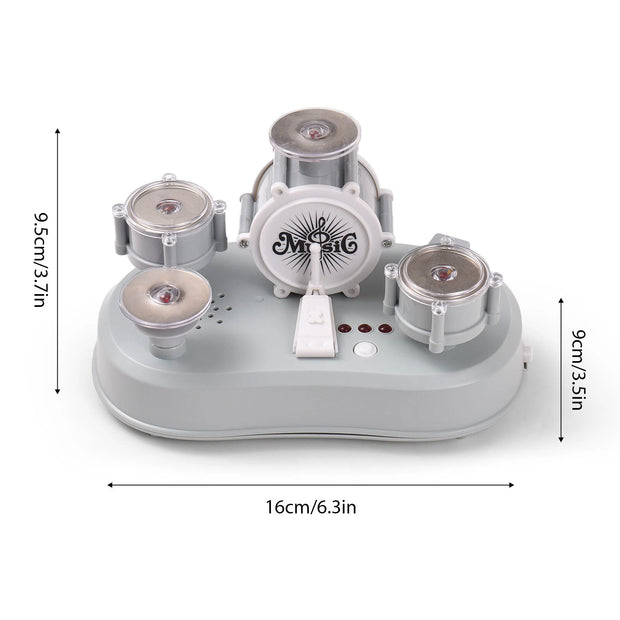 Compact Finger Drum Set - Portable Desktop Percussion Instrument with Multiple Modes