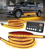 70" Dual-Row LED Strobe Strips - 864 LED Emergency Vehicle Lights