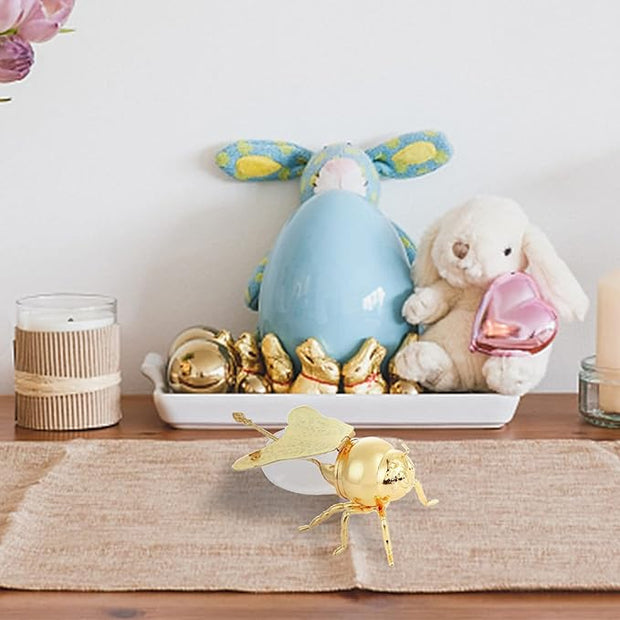 Decorative Bee-Shaped Honey Pot with Dipper