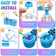5-in-1 Artist Brush Cleaning Station