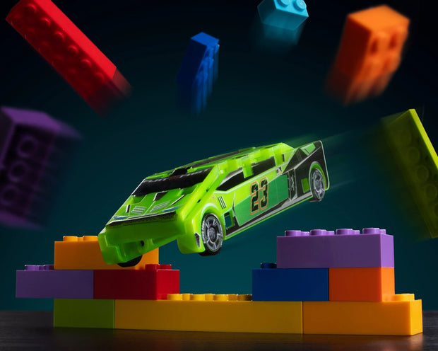 Flat-to-Fast Launcher Car - The Thinnest Transforming Toy Car!