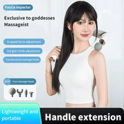 Deep Tissue Percussion Massage Gun - Portable Muscle Recovery Tool with 6 Speeds