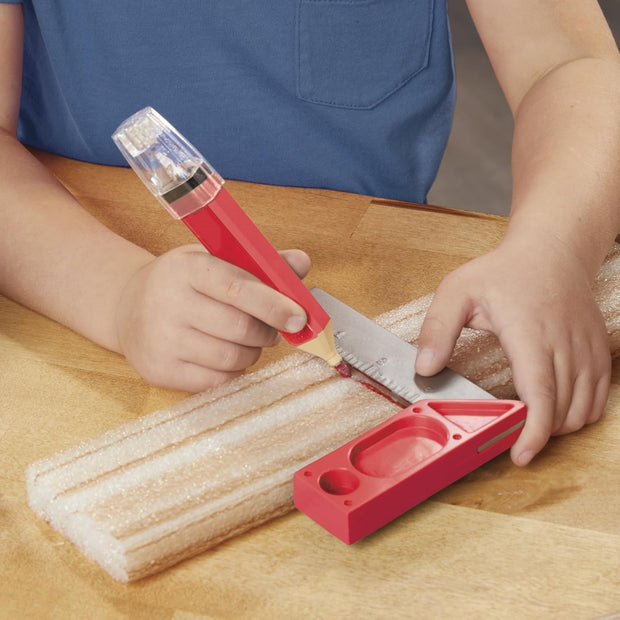 Kids Construction Play Set - Realistic Role-Play Tools with Foam Wood