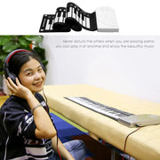 Collapsible Silicone Keyboard - Full 61 Keys Portable Piano