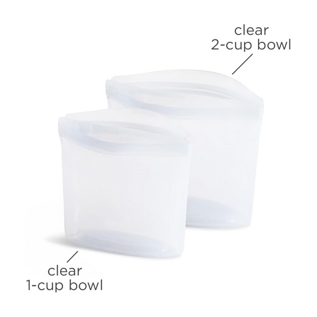 Reusable Silicone Food Storage Bags – Leak-Proof, Eco-Friendly, 2 Pack