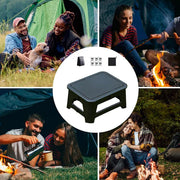 Compact Portable Toilet for Camping & Emergencies - Odor-Free & Foldable
