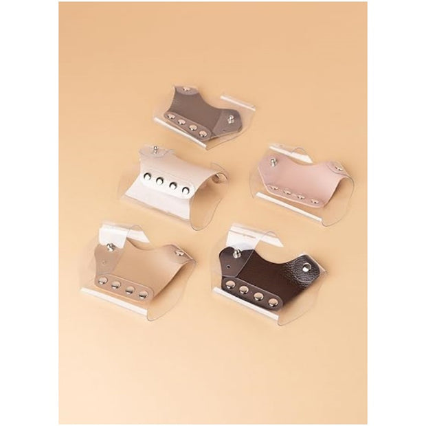 Professional Makeup Artist Glove Palette - Leather & Hypoallergenic Vinyl Mixing Surface