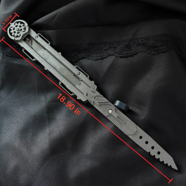 Retractable Arm Blade Prop - Premium 3D Printed Cosplay Accessory