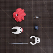 Hollow Knight Character Fridge Magnets - 3D Printed Knight & Hornet Set