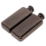 Elegant Botanical-Engraved Stainless Steel Hip Flask (350ml) - Luxury Gift Set