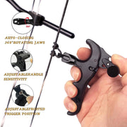360° Rotatable Thumb Release for Compound Bows