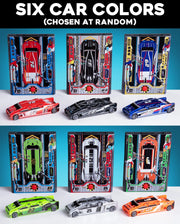 Flat-to-Fast Launcher Car - The Thinnest Transforming Toy Car!