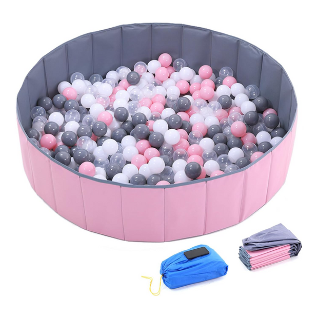 Kids Ball Pit Playpen – Foldable & Portable, No Inflation Needed