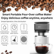Smart Mini Coffee Maker – Portable Automatic Brewing Machine for Coffee & Tea