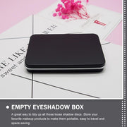 Empty Makeup Container Set – Portable Refillable Eyeshadow, Blush & Lipstick Storage Box