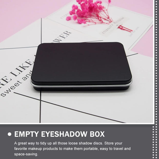 Empty Makeup Container Set – Portable Refillable Eyeshadow, Blush & Lipstick Storage Box