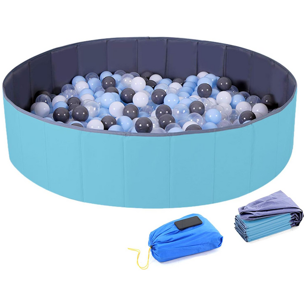 Kids Ball Pit Playpen – Foldable & Portable, No Inflation Needed