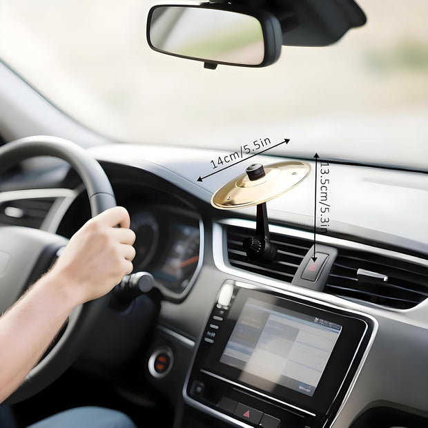 Mini Car Vent Cymbal - Musical Dashboard Accessory