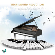 Collapsible Silicone Keyboard - Full 61 Keys Portable Piano