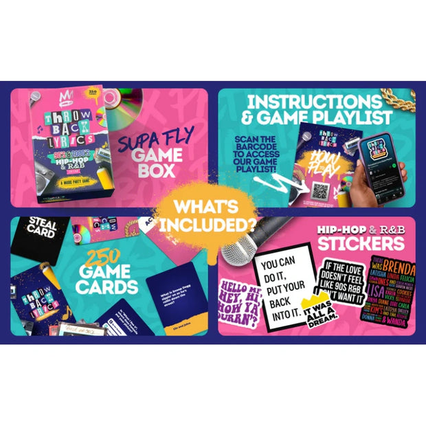 90s & 2000s Hip-Hop R&B Trivia Card Game