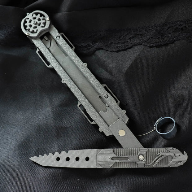 Retractable Arm Blade Prop - Premium 3D Printed Cosplay Accessory