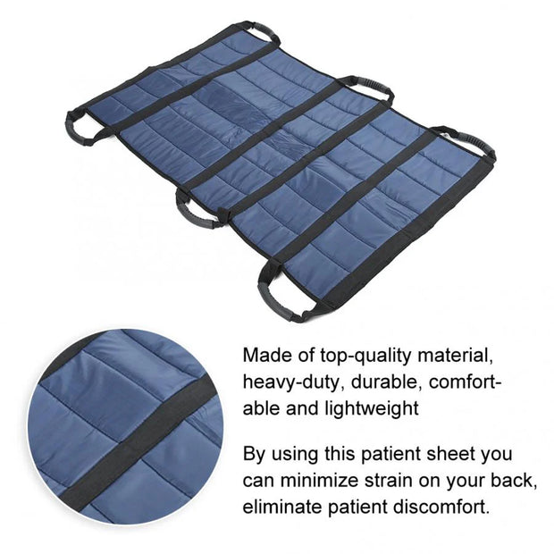 Elderly Bed Transfer Aid - Padded Support with Safety Handles