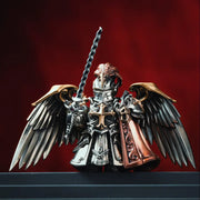 The Crimson Templar - Handcrafted Metal Knight Figure with Magnetic Customizable Parts