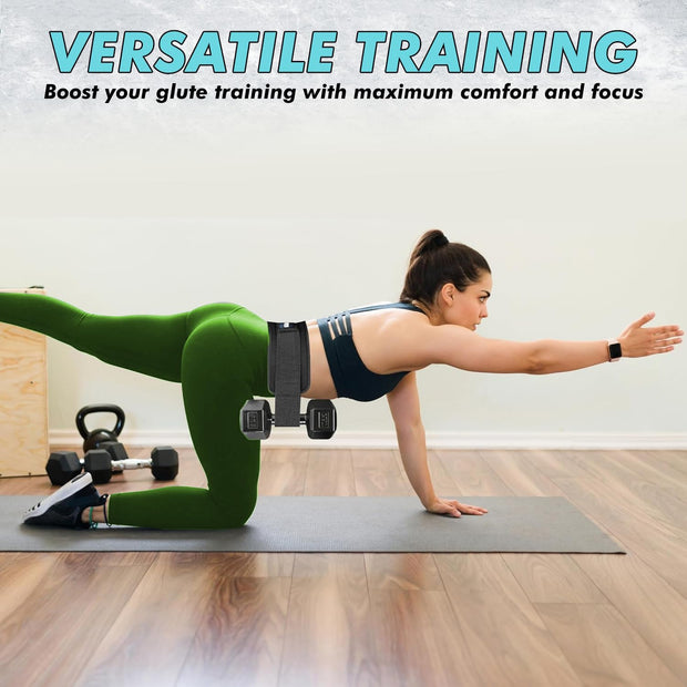 Hip Thrust Belt – Heavy-Duty Glute Training with 600 lbs Capacity