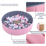 Kids Ball Pit Playpen – Foldable & Portable, No Inflation Needed