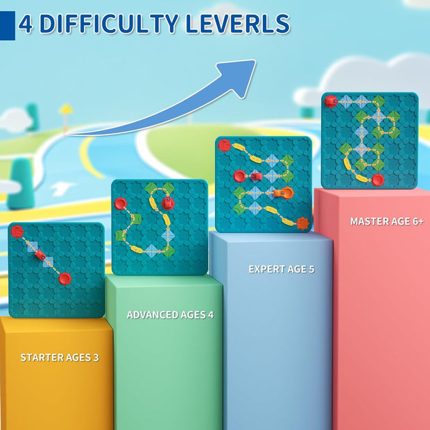 Kids Logic Puzzle Game - 200+ STEM Challenges with 4 Difficulty Levels