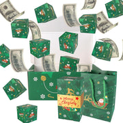 12pcs Surprise Gift Box Explosion, Merry Christmas Folding Bouncing Envelope