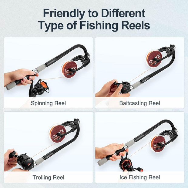 Fishing Line Winder Spooler Machine – Spinning Reel Spool Spooling Station