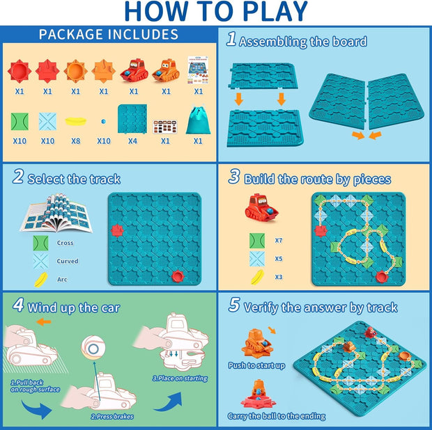Kids Logic Puzzle Game - 200+ STEM Challenges with 4 Difficulty Levels