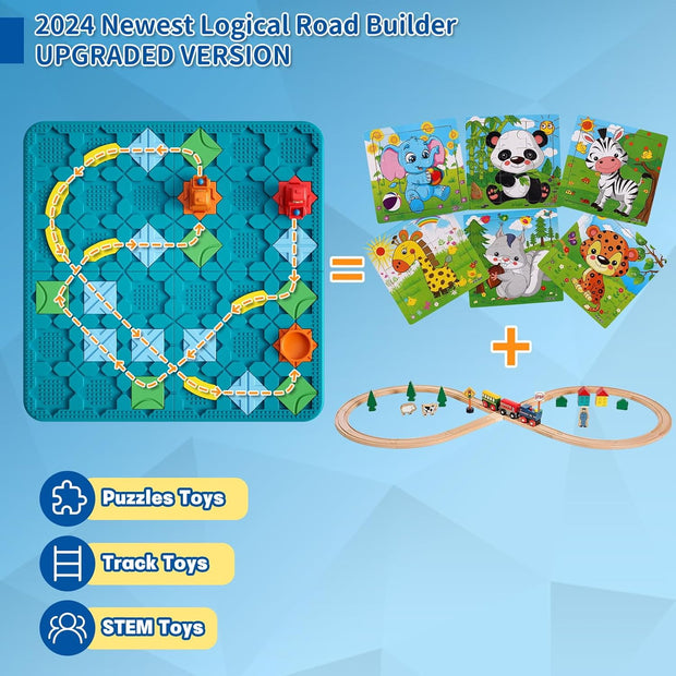 Kids Logic Puzzle Game - 200+ STEM Challenges with 4 Difficulty Levels