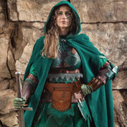 Medieval Renaissance Accessory Set – Lace Pouch, Potion Bottles & Arm Cuff for Cosplay and Halloween